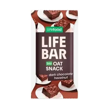 Lifebar Oat snack brownie BIO 40 g