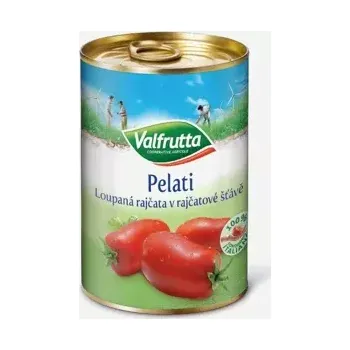 konzervovaná ryba Loupaná rajčata v rajčatové šťávě 400 g