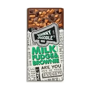 Čokoláda Mléčná čokoláda fondán a brownies