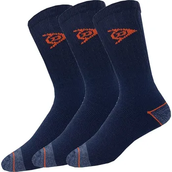 Pánské ponožky DUNLOP Pánské pracovní ponožky, 3 páry (navy modrá, 39-42)