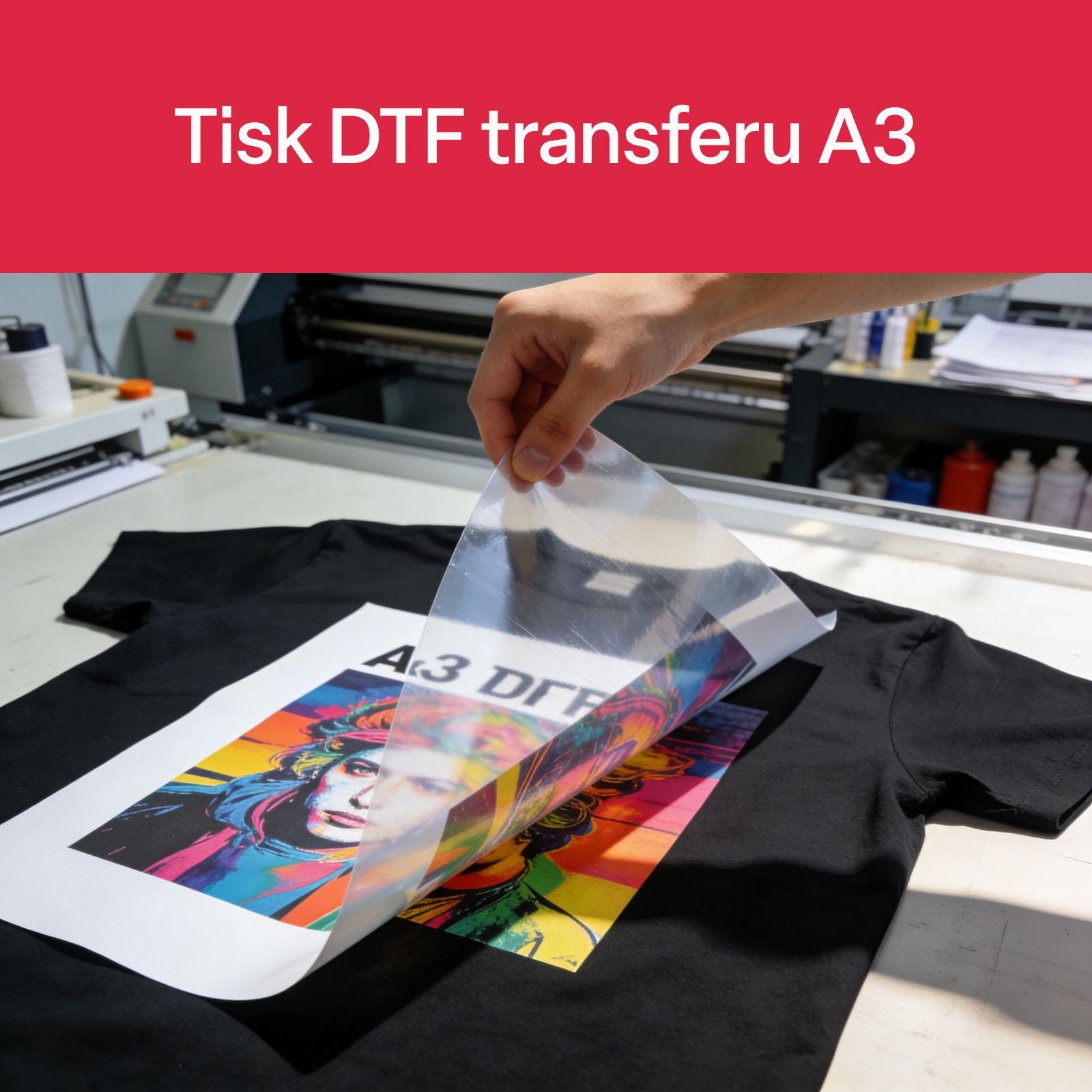 DTF transfer A3 (HOT PEEL) DTFA3