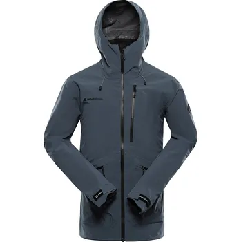 Pánská větrovka Alpine Pro ZARR ZELENÁ PÁNSKÁ NEPROMOKAVÁ BUNDA S PTX MEMBRÁNOU XXL