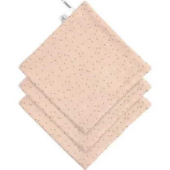 Dětský batoh LÄSSIG Muslin/Terry Washcloth Set 3 pcs 2024 dots peach rose (Německá značka LÄSSIG je lídrem v prodeji doplňků pro maminky a děti v západní Evropě. Jejich výrobky se vyznačují velmi vysokou úrovní zpracování a také praktičností, díky které si výrobky tét
