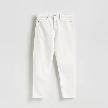 Dámské džíny Reserved - Džíny mom fit - krémová - 751FZ-01J - 751FZ-01J-36