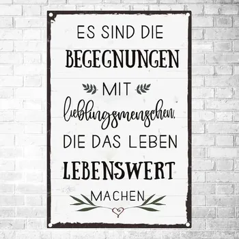 Plakát Kovová cedule Sugeru Art s nápisy, retro styl | Plakátová dekorace do kanceláře, na terasu, do