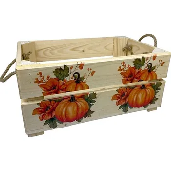 Úložný box Genex Bedýnka EMA-DÝNĚ 31 × 21 × 14 cm dřevěná