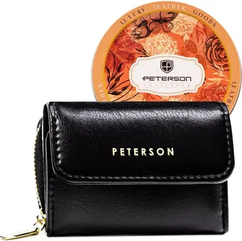Peněženka Dámská kožená peněženka černá - Peterson Neiry černá