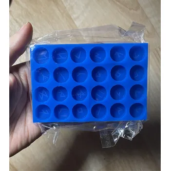 Forma na pečení Gea Creations Silikonová forma 24 run - 1,5 cm