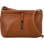 Delami módní dámská kožená mini crossbody kabelka 1011 COGNAC