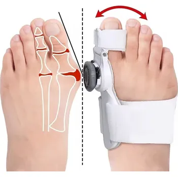 Korektor na vbočený palec s rotačním kolečkem