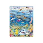 Larsen Puzzle FH20 Mořský život v Tichém oceánu, věk 6–10 let, dětské puzzle, 66 dílků, kognitivní