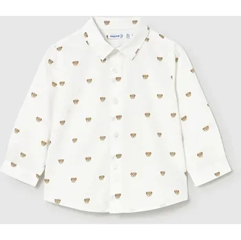 Kojenecké oblečení Kojenecká košile Mayoral 2107.3A.Baby.9BYA bílá 00X, vel. 68