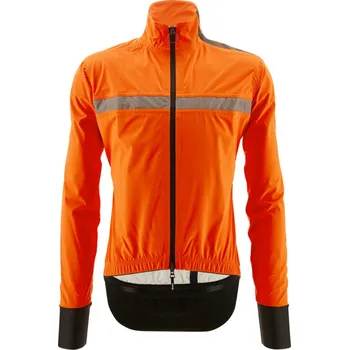 Cyklistická bunda Bunda SANTINI Guard Neo Shell Orange Fluo - L