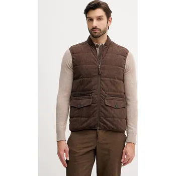 Pánská vesta Vesta United Colors of Benetton 2EMRUJ00T hnědá 88X, vel. S