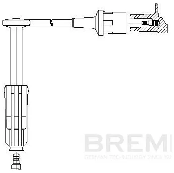 Zapalovací kabel Kabel zapalovací svíčky BREMI 166/35