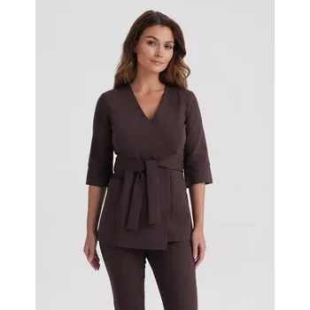 Zdravotnický oděv Zdravotnická halena se zavazováním Rosalie - ESPRESSO 0