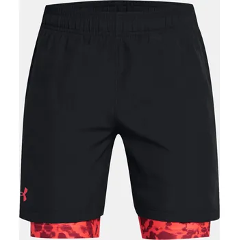 Chlapecké kraťasy Chlapecké kraťasy Under Armour UA Tech Woven 2in1 Sh 1383342-004 Černá YXL