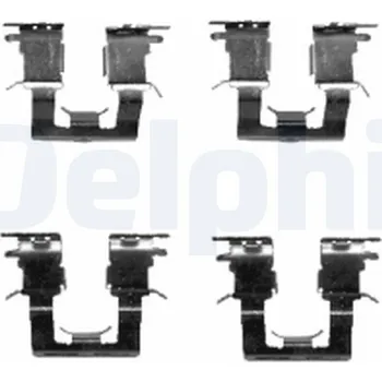 Přislušenství brzdového systému Sada příslušenství, obložení kotoučové brzdy DELPHI LX0388