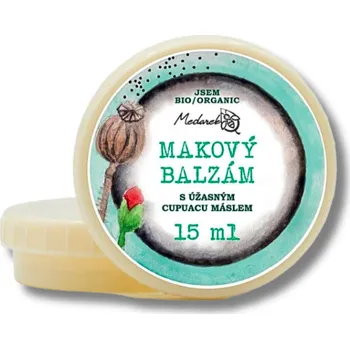Tělový balzám Medarek | BIO Makový balzám Objem: 15 ml zklidňuje podráždění • vyživuje suchou a popraskanou kůži • pro nejmenší