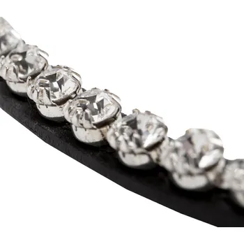 Jezdectví Čelenka na uzdečku Splendid Kavalkade black/white Velikost: COB