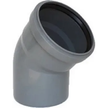 Kanalizační potrubí PEŠTAN Koleno HTB DN 110 úhel 45 °