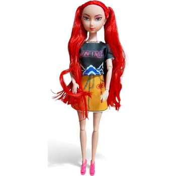 Panenka K-Pop Deamon Hunters - Panenka se zvukem (30 cm) Barva: Červená