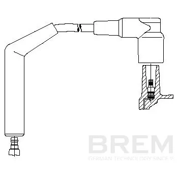 Zapalovací kabel Kabel zapalovací svíčky BREMI 3A37/33