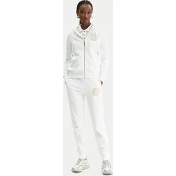 Dámská mikina Versace Jeans Couture Mikina 80HAIT02 CF01T Bílá Regular Fit M