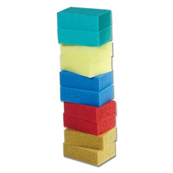 Čištění pro koně Houba myci kone Waldhausen 14x95x5cm Barva: žlutá