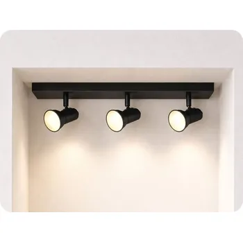 Svítidlo LED stropní interiérové ​​svítidlo 3xGU10 RIO, černé [AD-OP-6431BGU10]