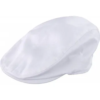 Čepice Result Headwear Látková bekovka Gatsby s bavlněnou podšívkou 220 g/m Barva: Bílá, Velikost: L