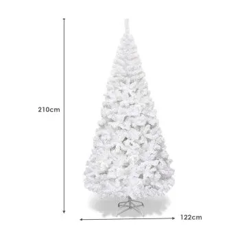 Vánoční stromek Umělý vánoční stromek CM19735, 210 cm - A COSTWAY