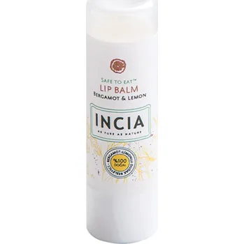 Péče o rty Přírodní hydratační balzám na rty s bergamotem a citronem 6g Incia