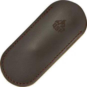 Pouzdro na nůž Kožené pouzdro QPS - specifické pro QS161 Dolphin Zrnitá kůže Tmavě hnědá QS-P002B