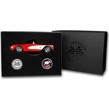 Sada stříbrných medailí 2x1 oz Corvette 1959
