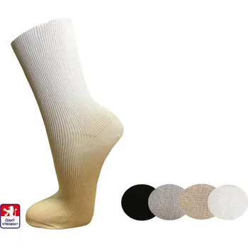 Dámská móda Ponožky dámské volný lem F22 39-41 Mix barev