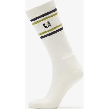Pánská móda Ponožky FRED PERRY Ribbed Sports Sock Light Ecru 43-46