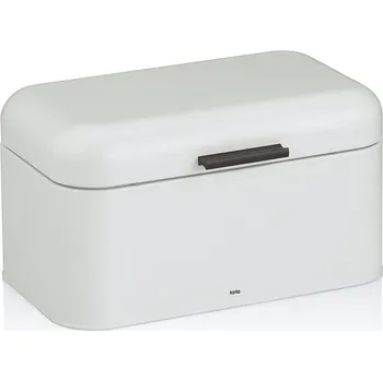 chlebník KELA Chlebník Frisca kov, bílá 30x18x16,5 cm KL-12843