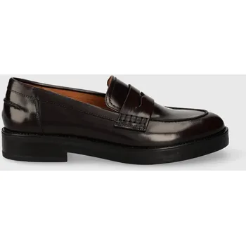 Dámské mokasíny Kožené mokasíny Jonak MIRNA 3500119 hnědá 89X, EUR 40