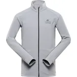 Alpine Pro GOLL 2 ŠEDÁ PÁNSKÁ RYCHLESCHNOUCÍ MIKINA XXXL