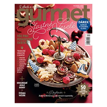 Časopis Gurmet – 1 rok + kompletní ročník časopisu Gurmet z roku 2025 + šanon
