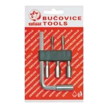 Závitové bity M5 - M12 HSS se zástrčným klíčem 1/4", sada 6 ks - Bučovice Tools