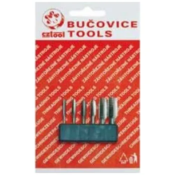 Závitové bity M4 - M12 HSS, sada 6 ks - Bučovice Tools