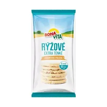 Trvanlivě pečivo Chlebíčky rýžové s jogurtovou polevou 70 g