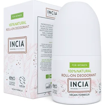 Přírodní roll-on deodorant pro ženy 50ml Incia