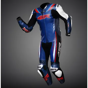 Moto oblečení 4SR Jednodílná Kombinéza Racing Blue AR – 60