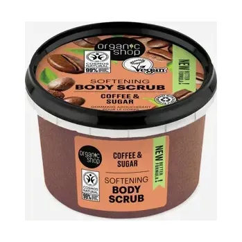 Koupelová kosmetika Zjemňující tělový peeling Káva a cukr