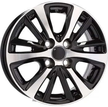 Disk Alu kola Racing Line I6072, 15x5.5 4x100 ET44, černá + leštění