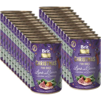 BRIT MONO PROTEIN Christmas Lamb with Carrots – Jehněčí maso a mrkev 24x400g