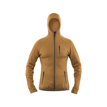 Pánská mikina Tilak Femund bronze brown S; Hnědá mikina + DÁREK DLE VÝBĚRU!